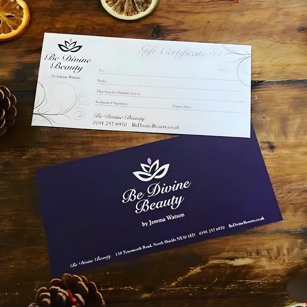 Gift voucher by treatment